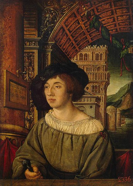 Ambrosius Holbein Portrait of a Young Man